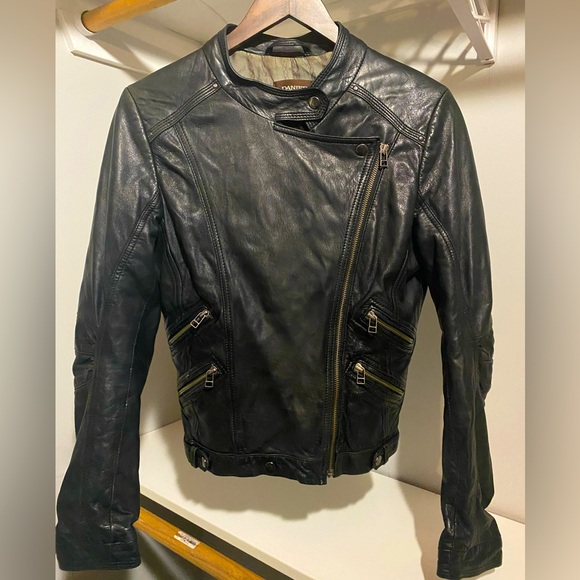 Danier Leather Biker Jacket - Picture 1 of 8